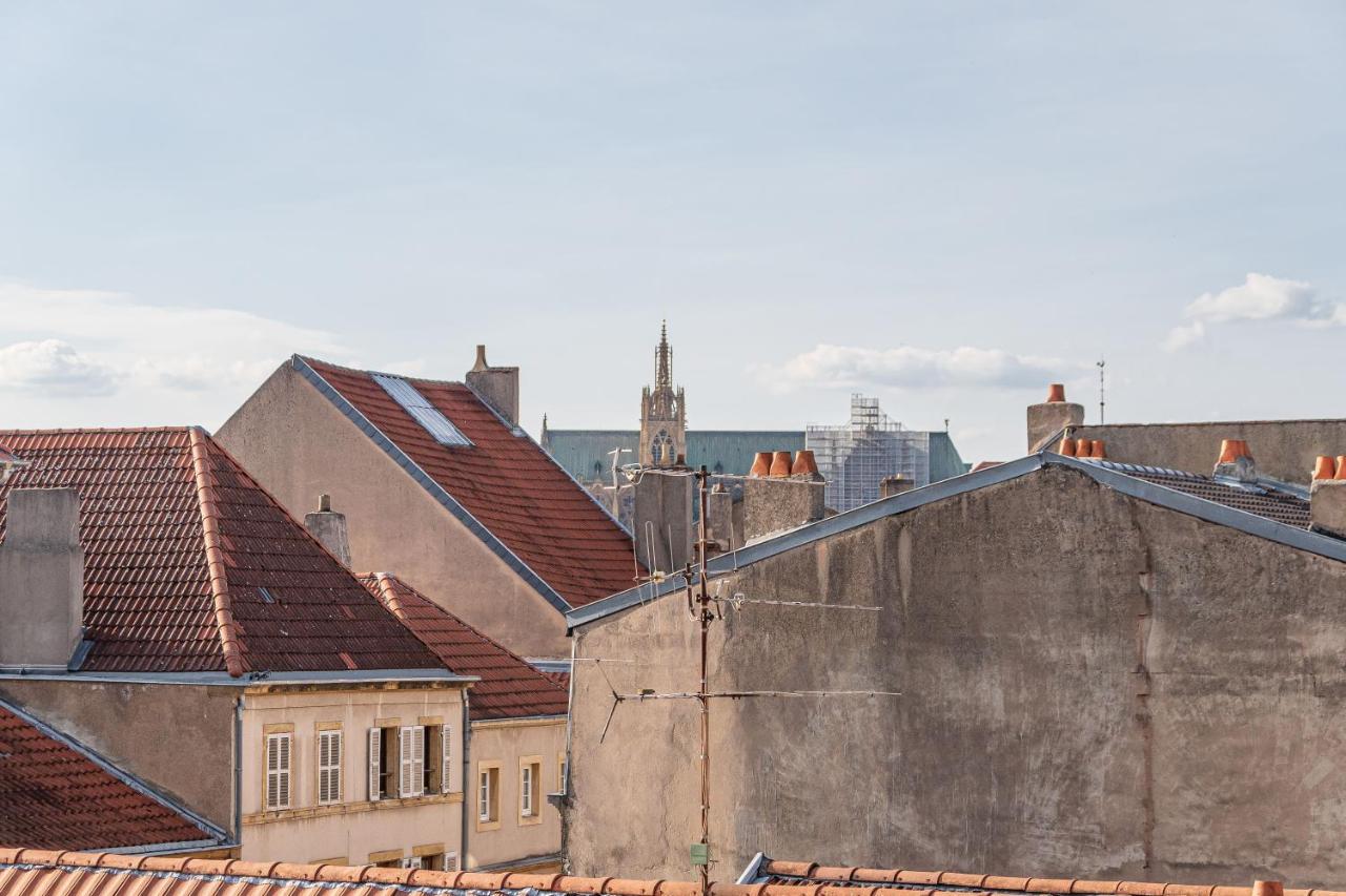 Le Maginot - Superbe Appartement De 75M2 - Deux Chambres - 4 Lits Simple -Position Centrale Centre Ville, Pompidou, Nouvelle Ville - 2 A 4 Personnes Metz Ngoại thất bức ảnh