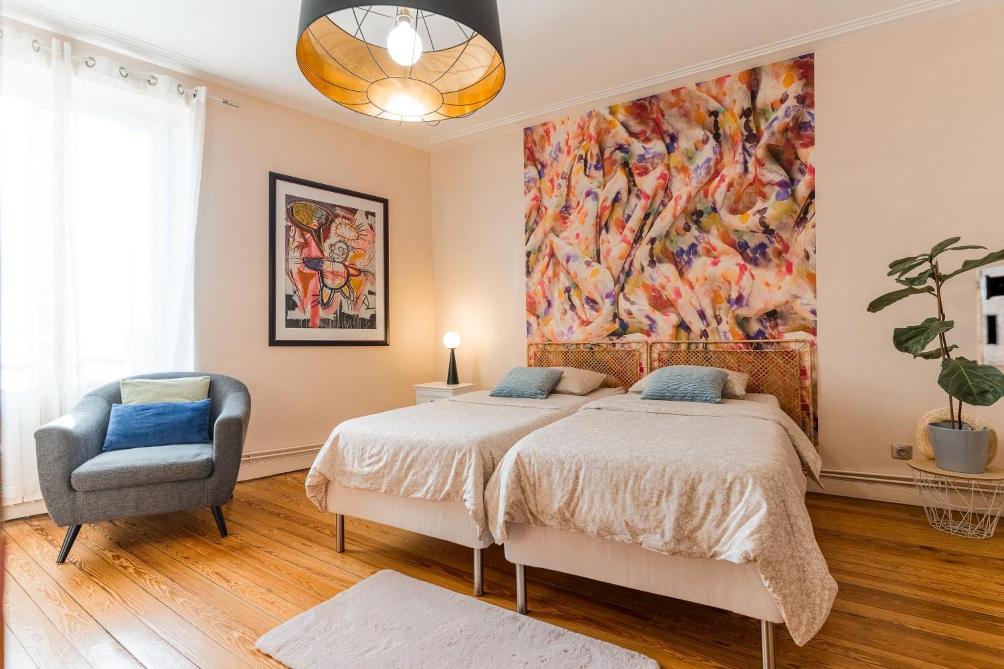 Le Maginot - Superbe Appartement De 75M2 - Deux Chambres - 4 Lits Simple -Position Centrale Centre Ville, Pompidou, Nouvelle Ville - 2 A 4 Personnes Metz Ngoại thất bức ảnh